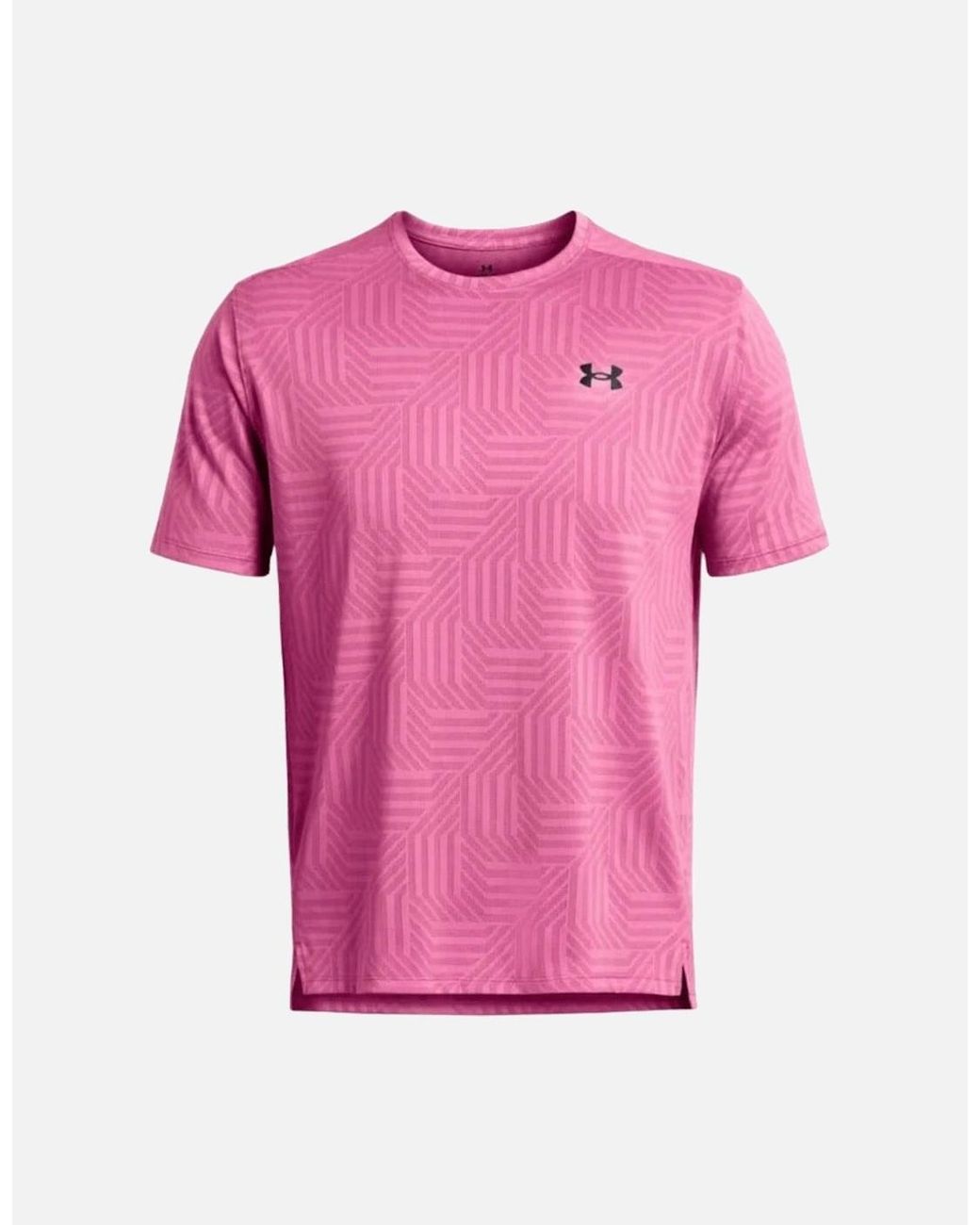 Under Armour Pink Techt-Shirt Vent Geotessa Short Sleeve for men