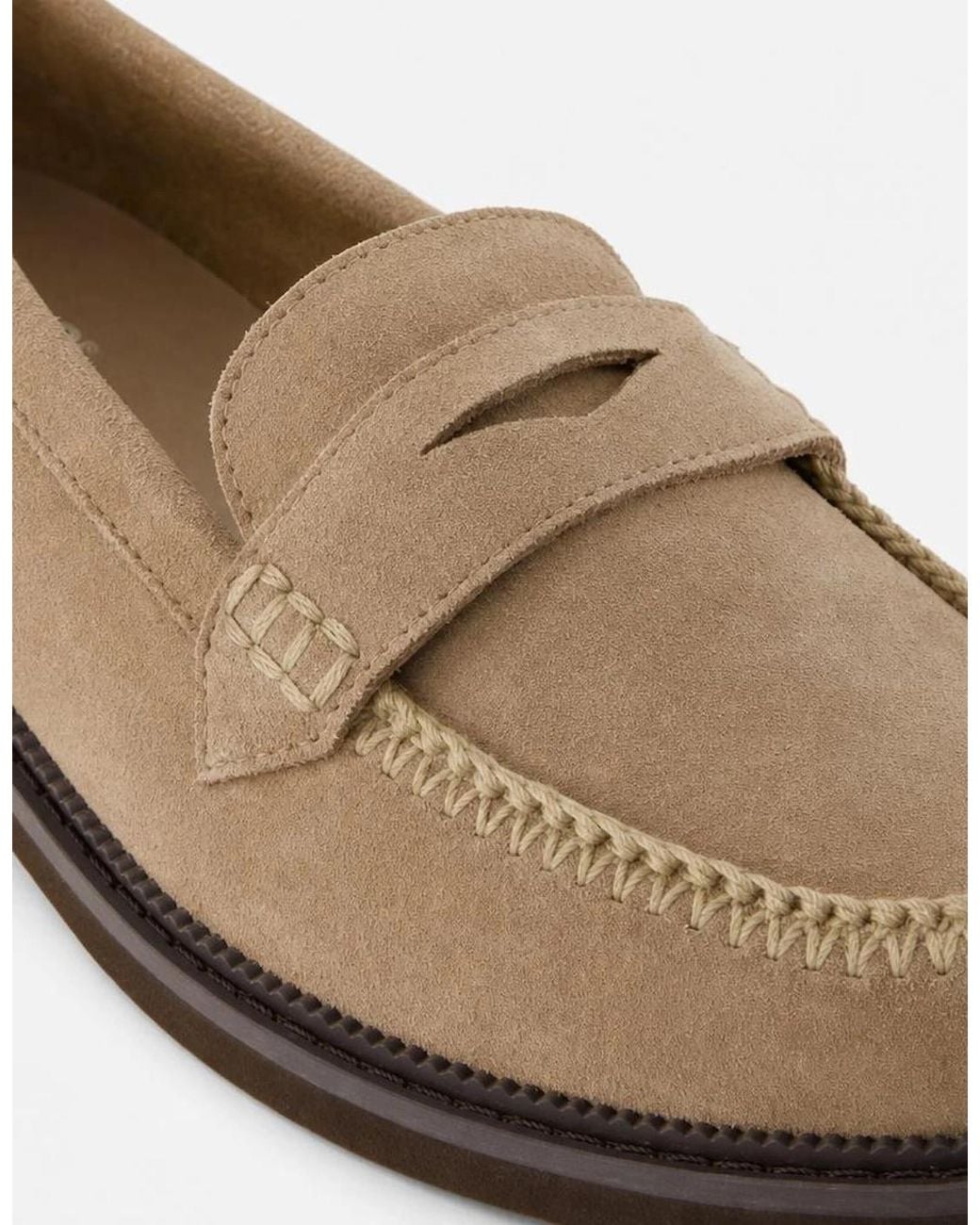 TOMS Natural Marie Loafer Shoes Taupe