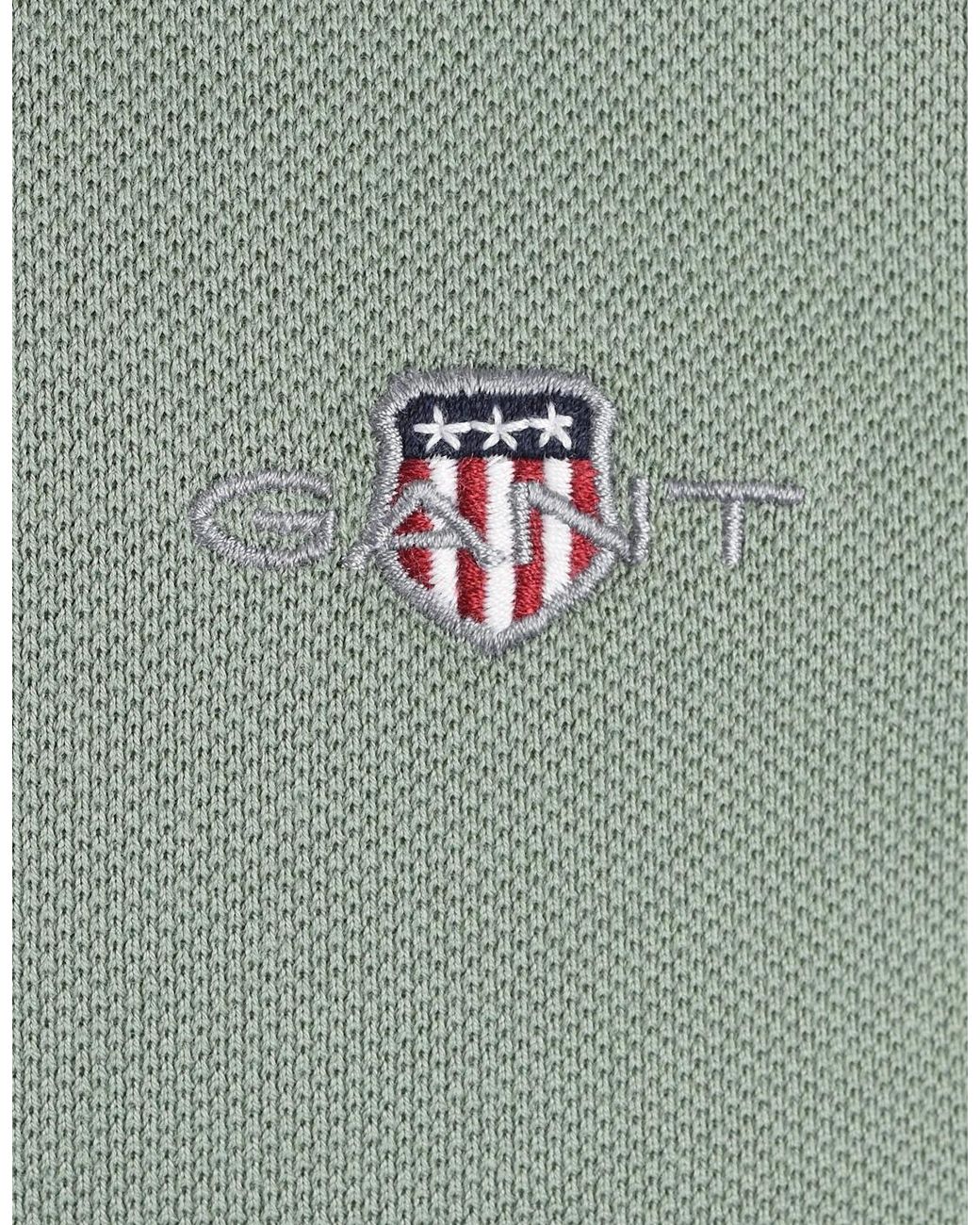Gant Green Classic Regular Polo Shirt Surplus Mint for men