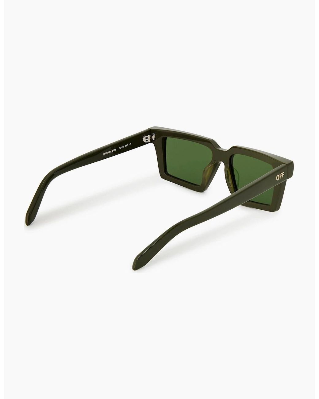 Off-White c/o Virgil Abloh Green Off Windsor Sunglasses for men