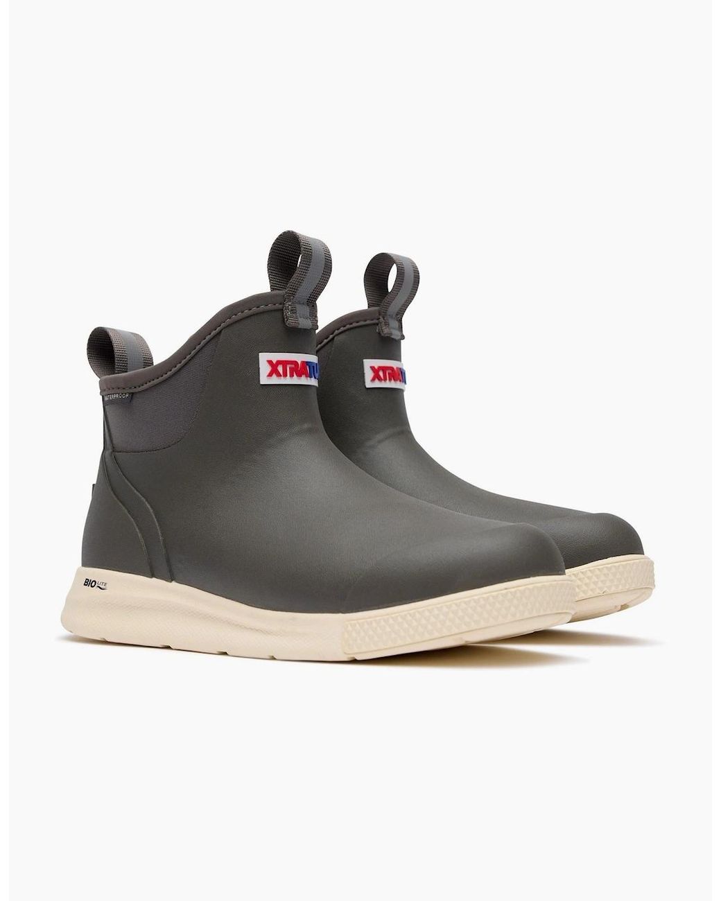 XtraTuf Black Ankle Deck Eva Dark Wellington Boots