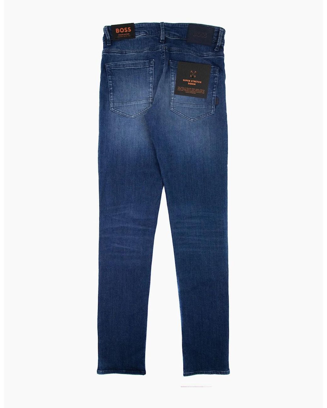 Boss Blue Charleston Bc Extra Slim Fit Jeans 423 for men