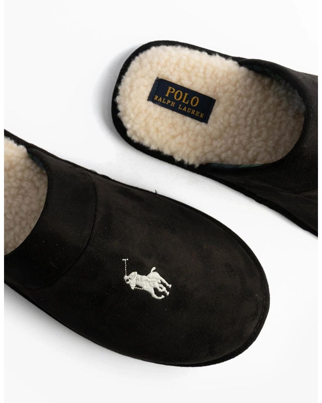 Polo Ralph Lauren Klarence Mule Slippers Blackwatch/Cream for men