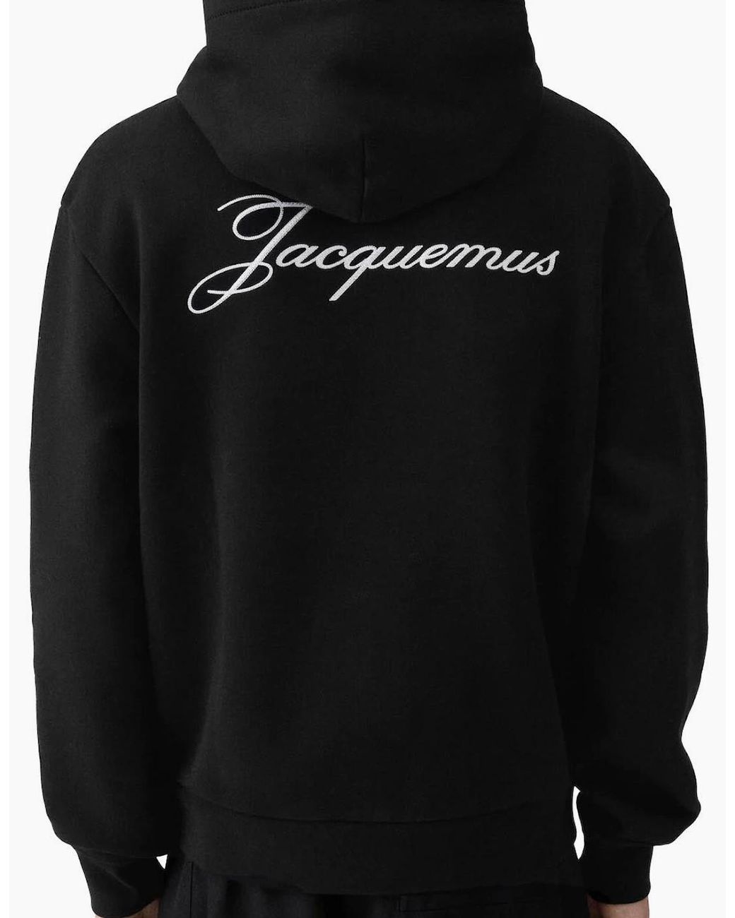 Jacquemus Black Le Hoodie Logo Sweatshirt for men
