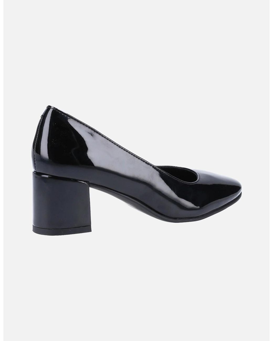 Hush Puppies Blue Anna Patent Court Shoes