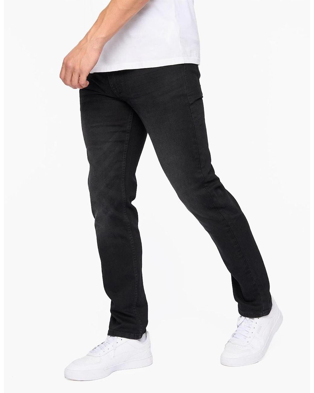 Bewley & Ritch Black Bewley & Ritch Abingdon Slim Fit Jeans for men
