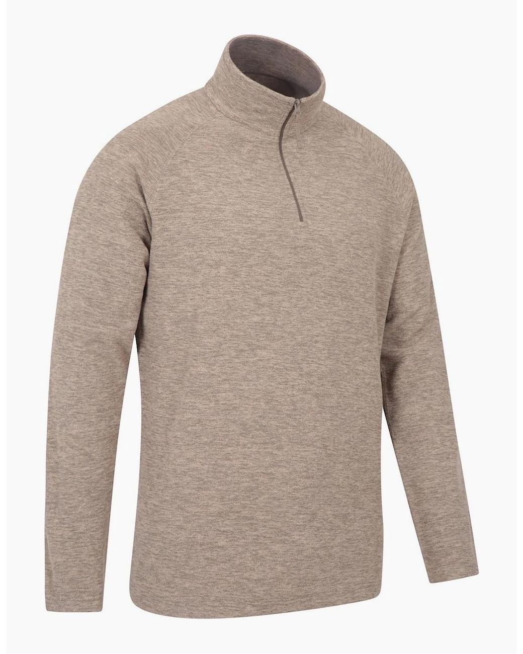 Mountain Warehouse Natural Snowdon Ii Fleece Top for men