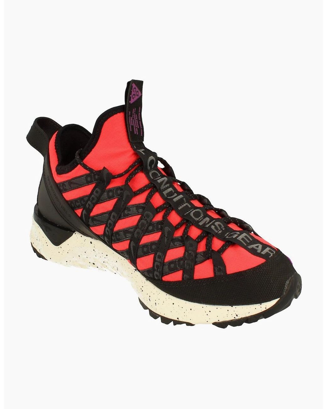 Nike React Vision Red Nike Acg React Terra Gobe Trainers Bv6344 600 for men