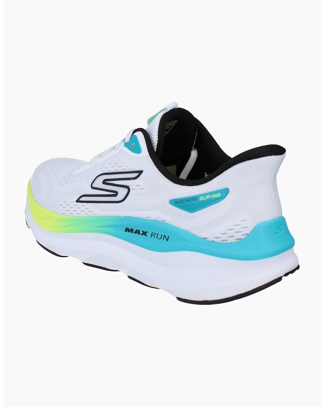 Skechers Blue Slip Ins Max Run Running Trainers 221000 Shoes Wmlt for men