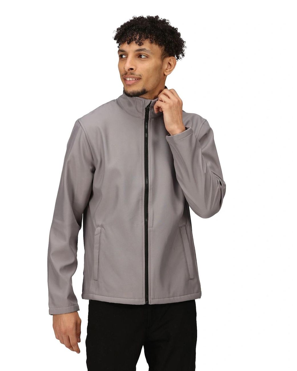 Regatta Red Standout Ablaze Printable Soft Shell Jacket for men
