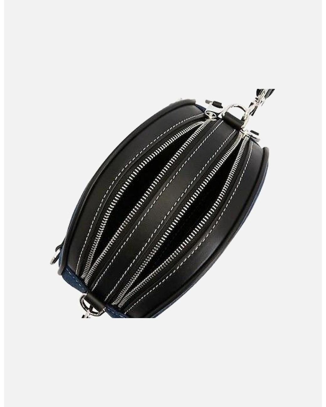 Burberry Blue Mini Louise Round Denim Crossbody Bag