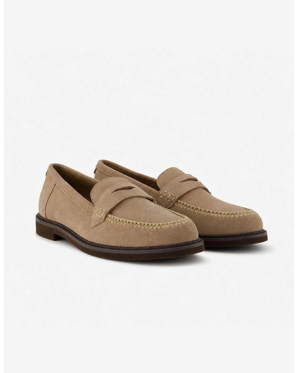 TOMS Natural Marie Loafer Shoes Taupe