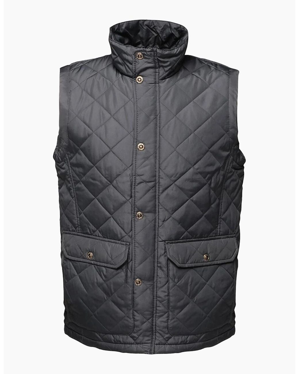 Regatta Gray Professional Quilted Body Warmer for men