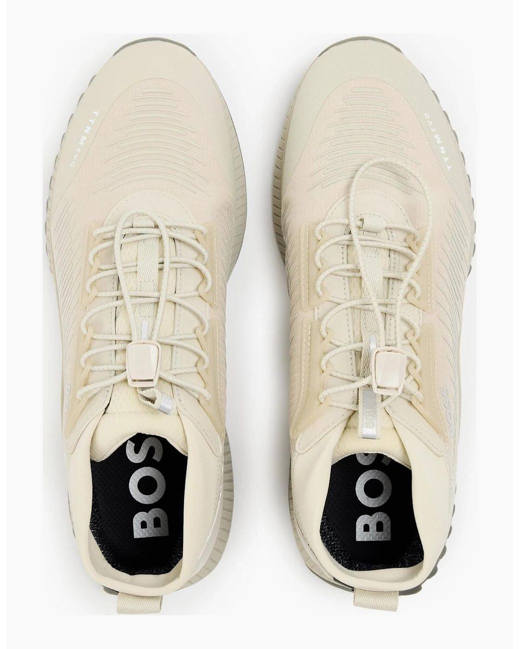 Boss White Ttnm Evo Runn Txtgore-Tex 10266590 Low Top Trainers for men