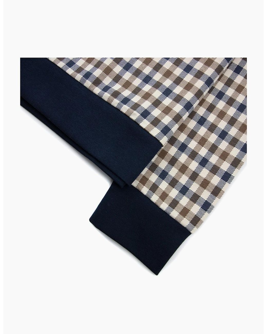 Aquascutum Blue Iconic Crewneck 11 for men