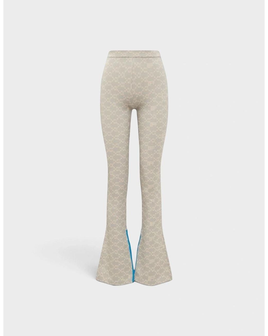 Off-White c/o Virgil Abloh Natural Monogram Split Leggings