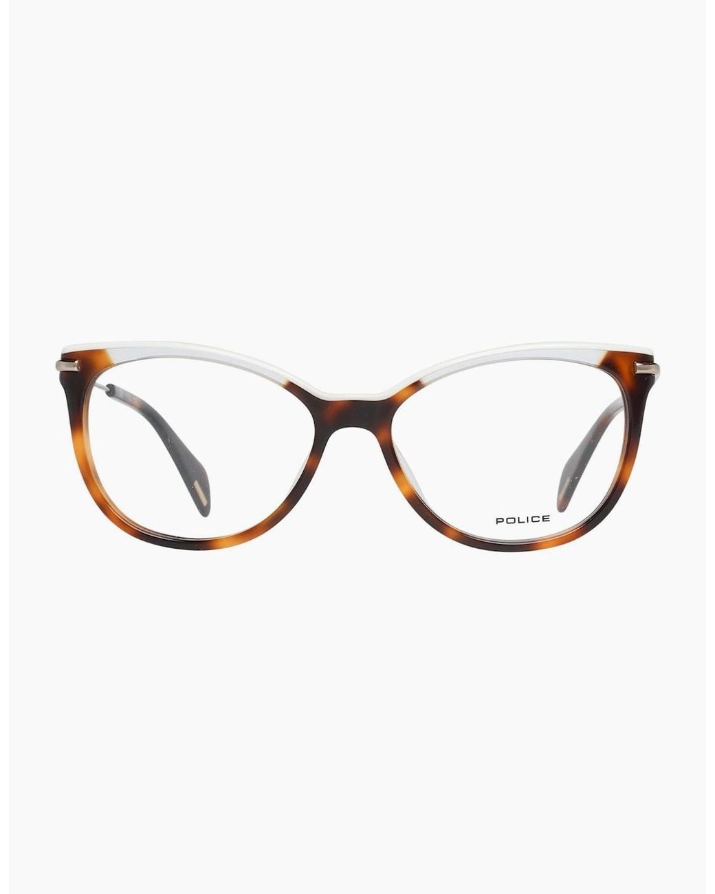 Police Brown Optical Frame Vpl505E 09Aj 53