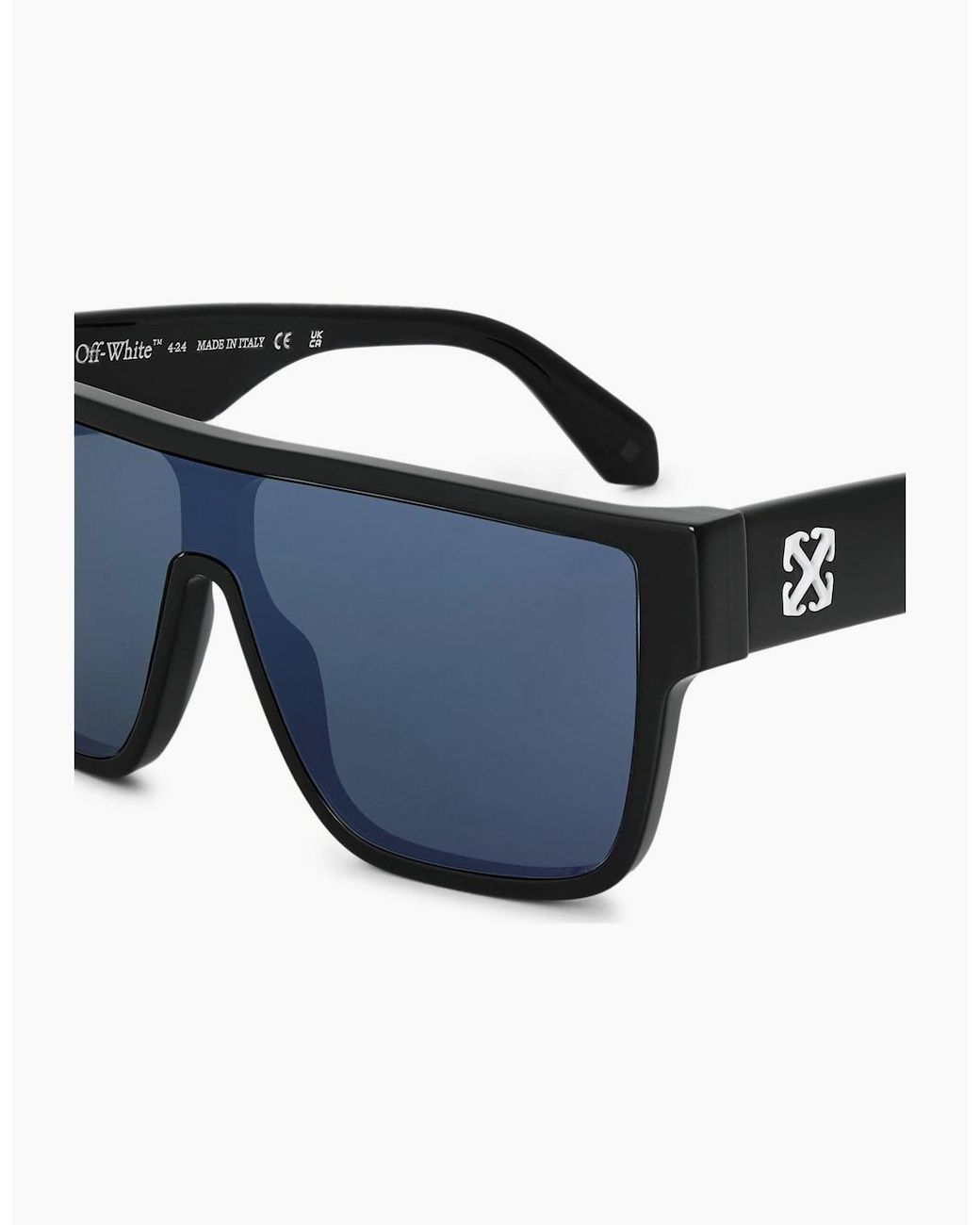 Off-White c/o Virgil Abloh Blue Square Sunglasses for men
