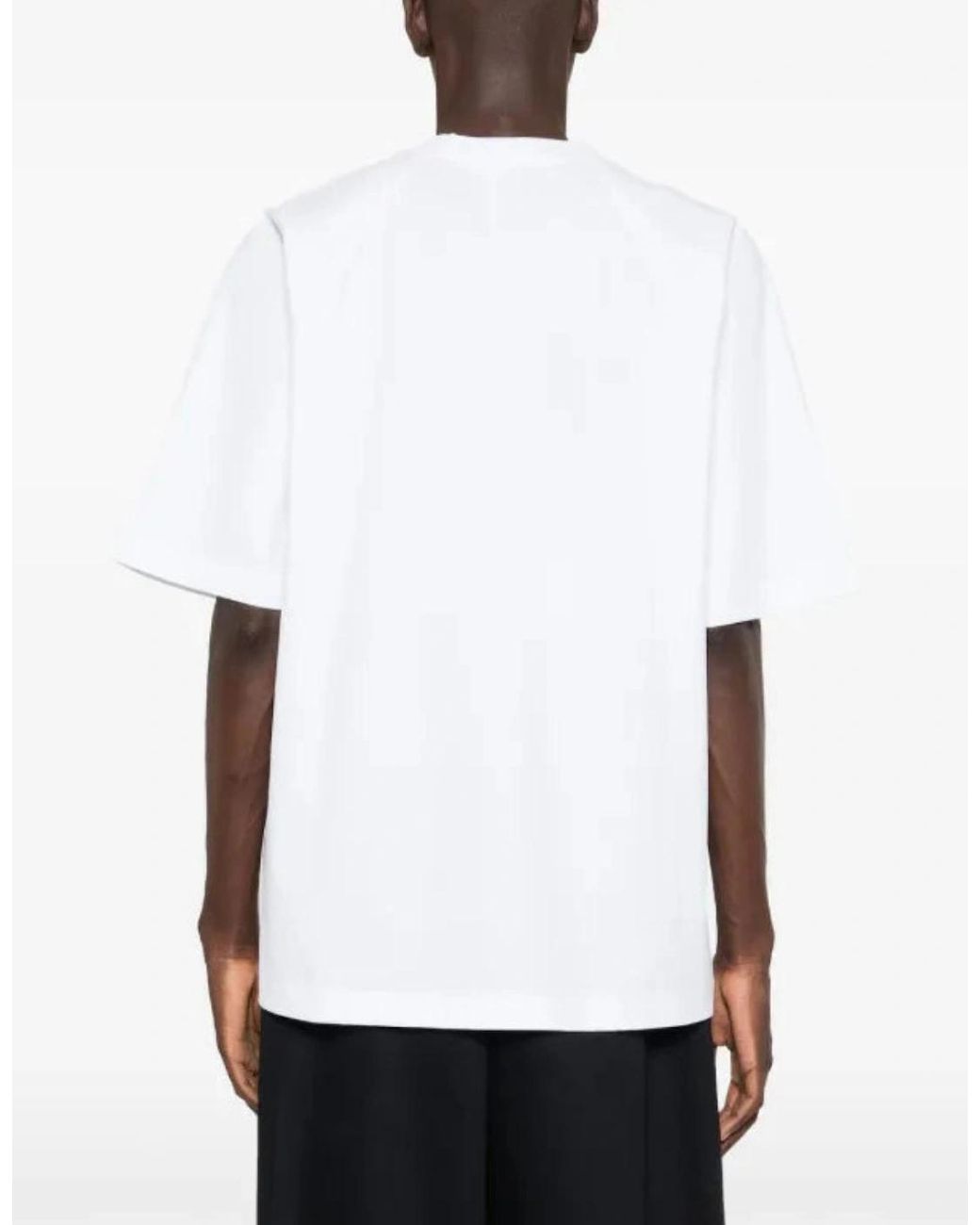 Jacquemus White Le Typo T-Shirt for men