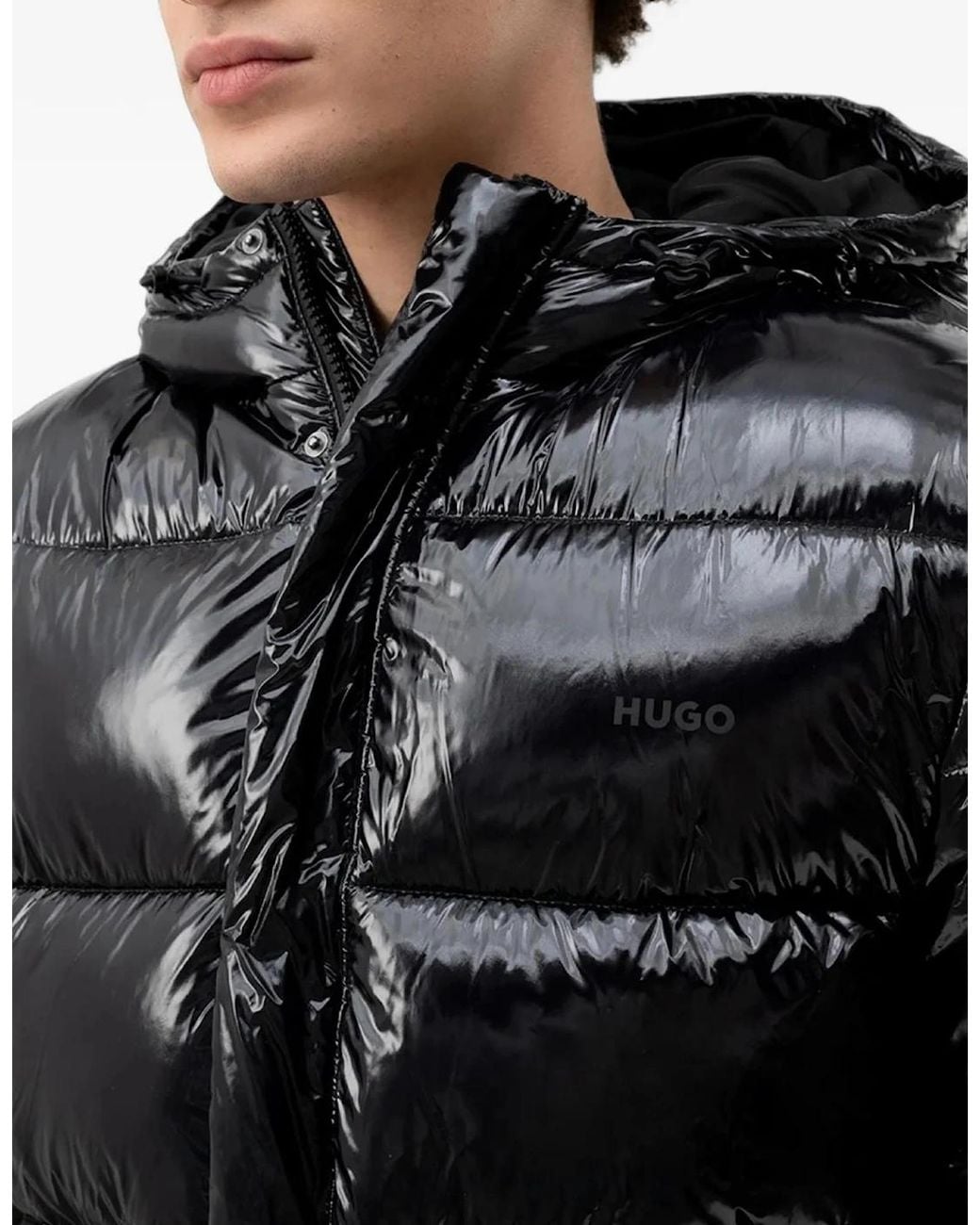Boss Black Baro Shine Effect Puffer Jacket for men