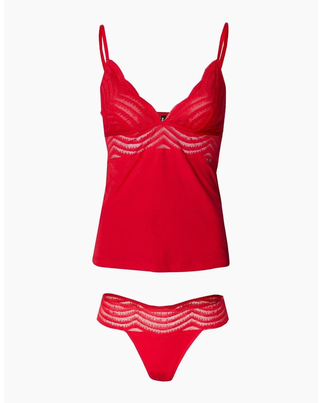 Boss Red Luxe Vest & Thong Gift Set