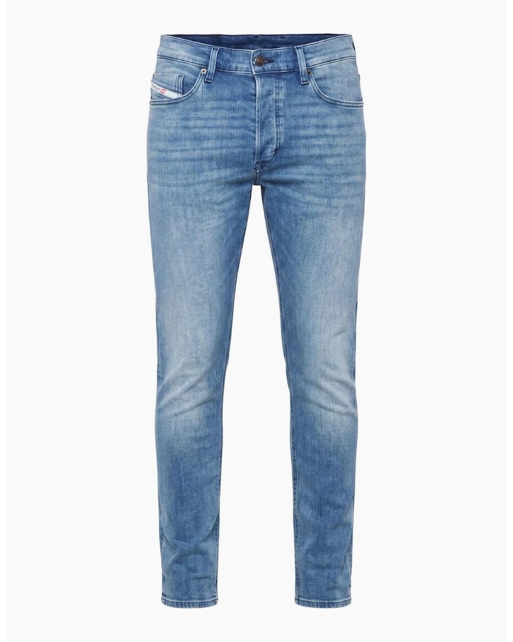 DIESEL Blue Tepphar-X Light Denim Jeans for men