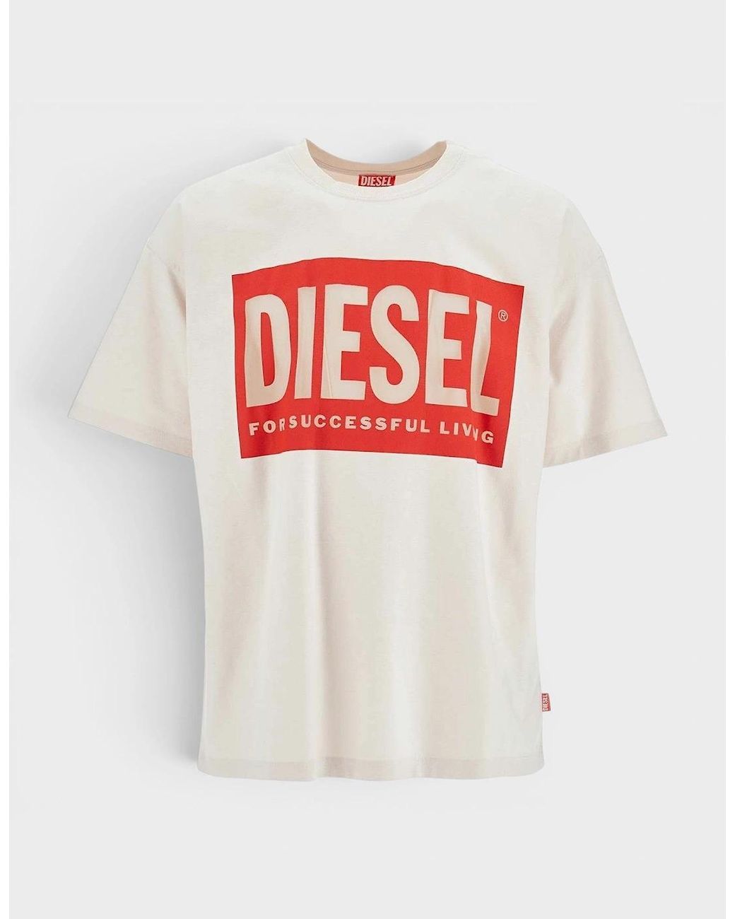 DIESEL White T-Boxt S4 T-Shirt for men
