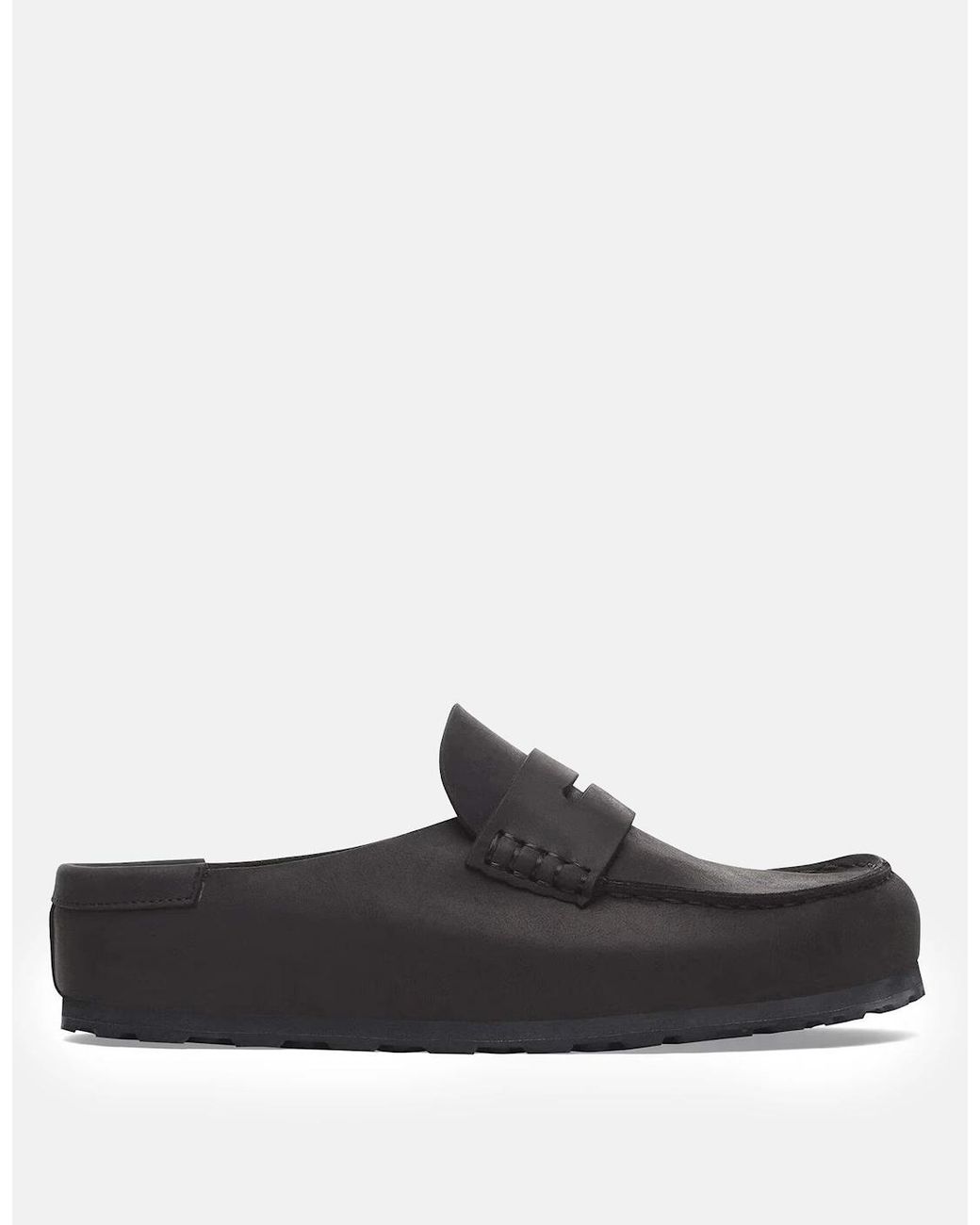 Birkenstock Black Naples Wrapped Leather for men