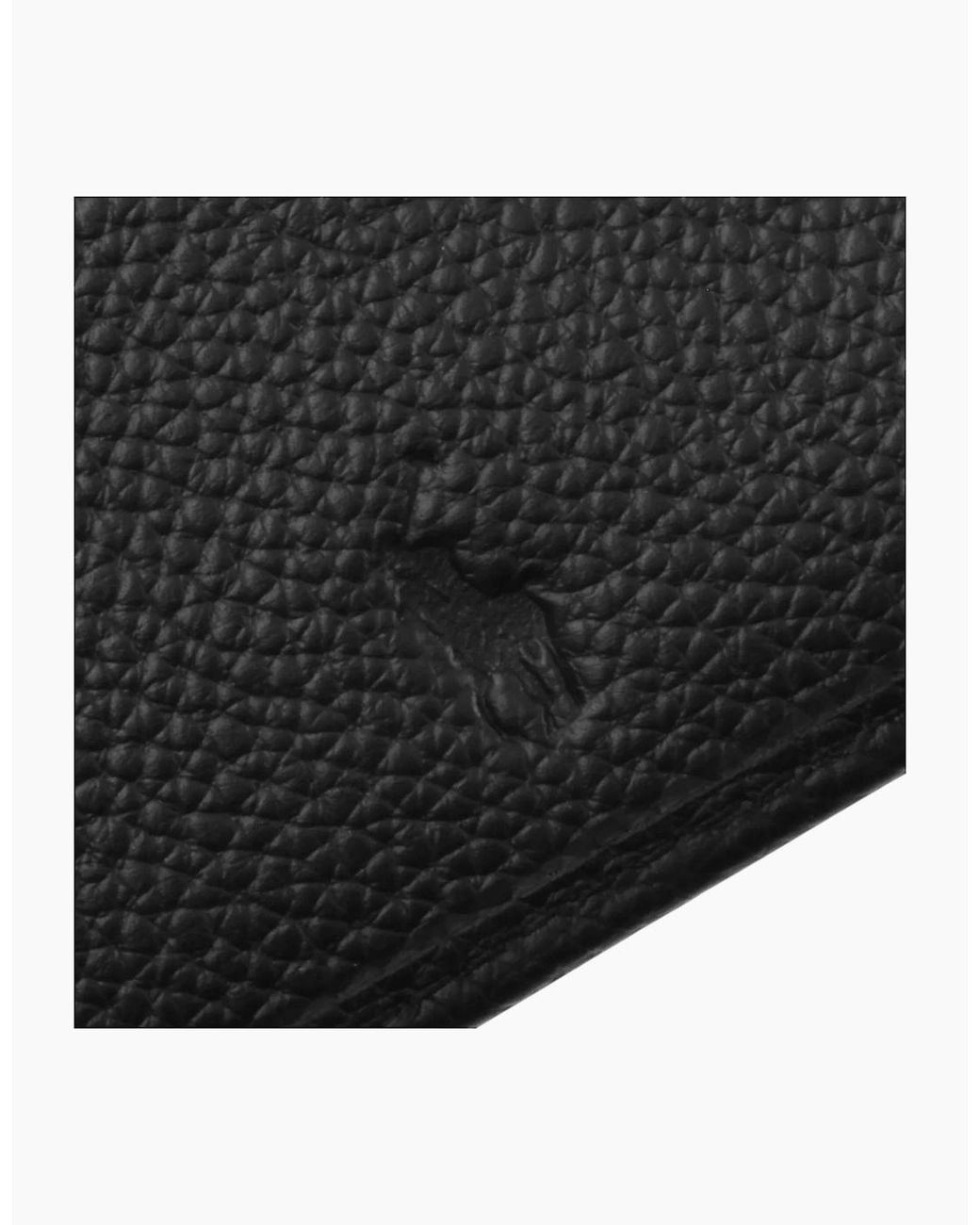 Polo Ralph Lauren Black Ralph Lauren Genuine Leather Wallet M Polo Billfold Credit Card Holder for men