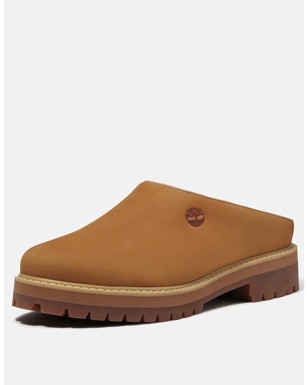 Timberland Brown Hrtg Clog Shoe Tan for men