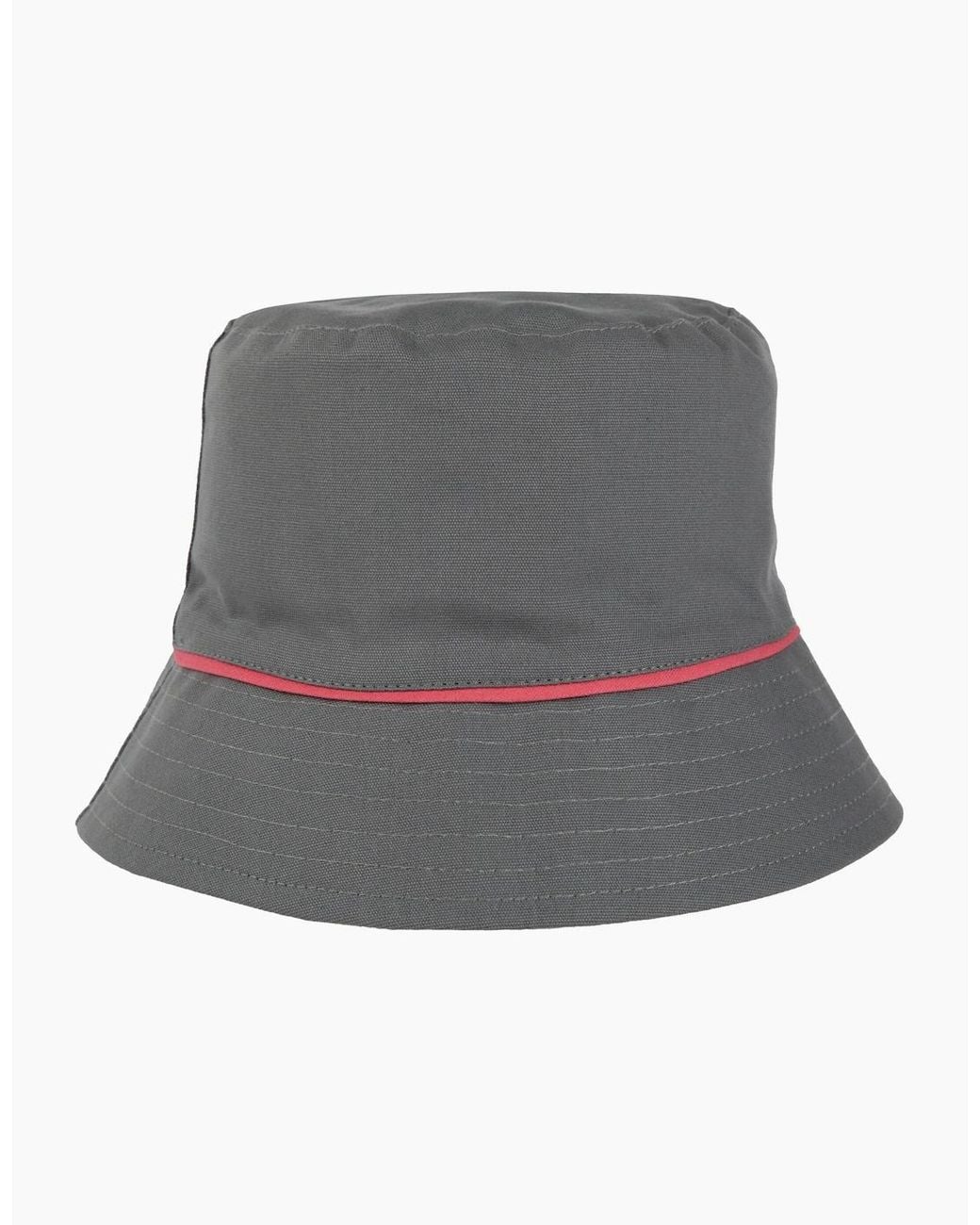 Regatta Blue Ladies Abstract Floral Reversible Bucket Hat