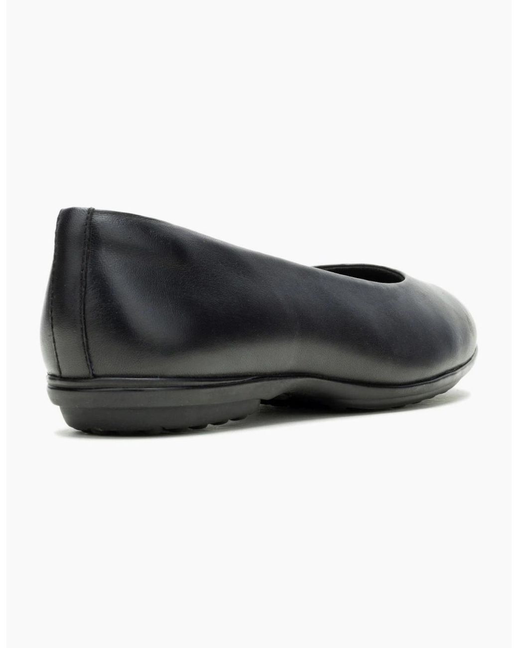 Hush Puppies Black Alice Ballerinas
