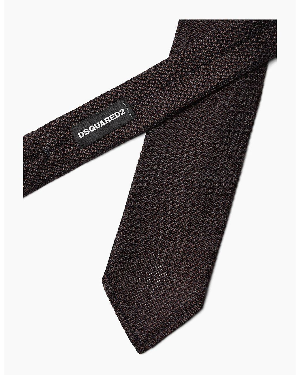 DSquared² Blue Jacquard Tie for men