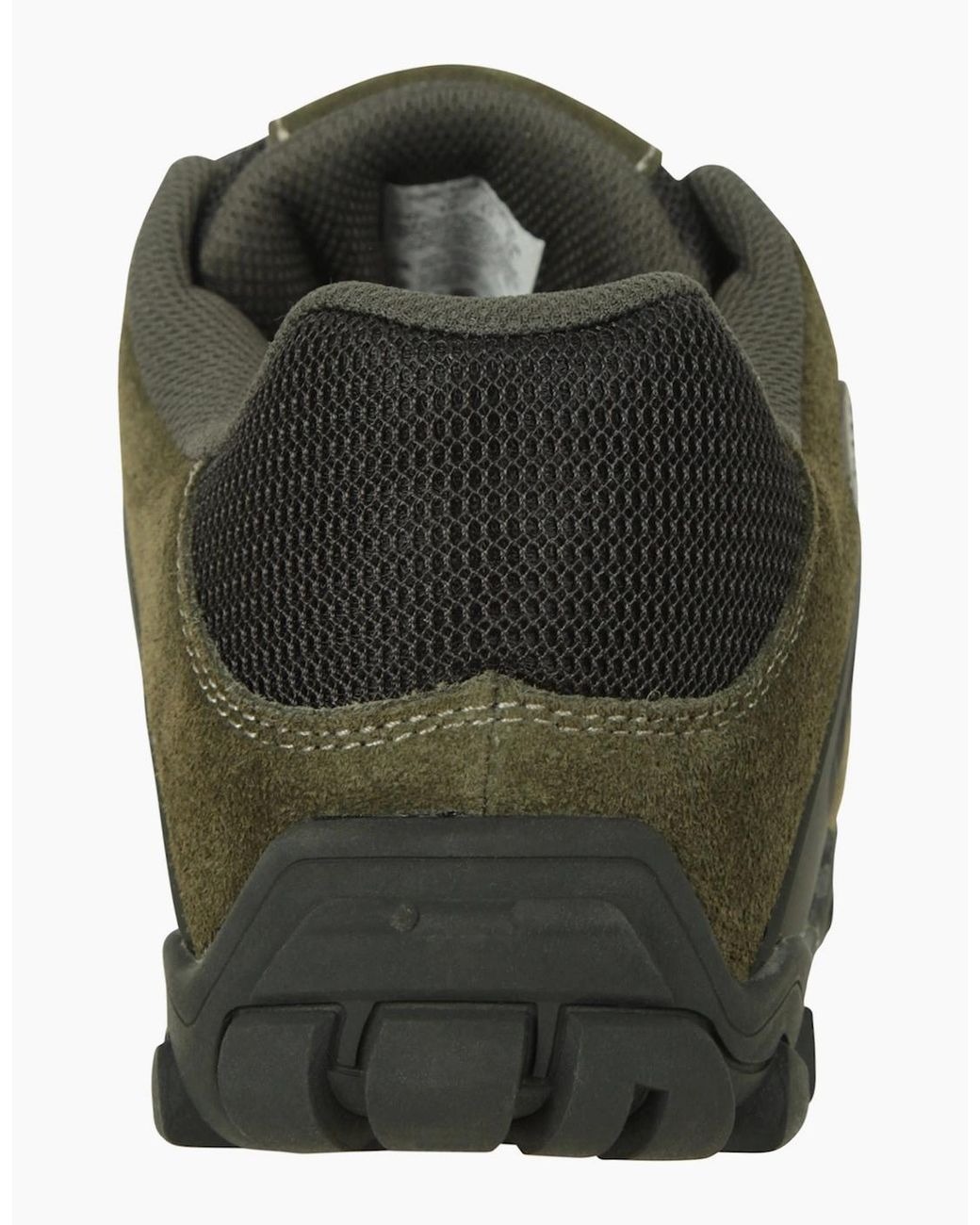 Mountain Warehouse Green Curlews Waterproof Suede Walking Shoes for men