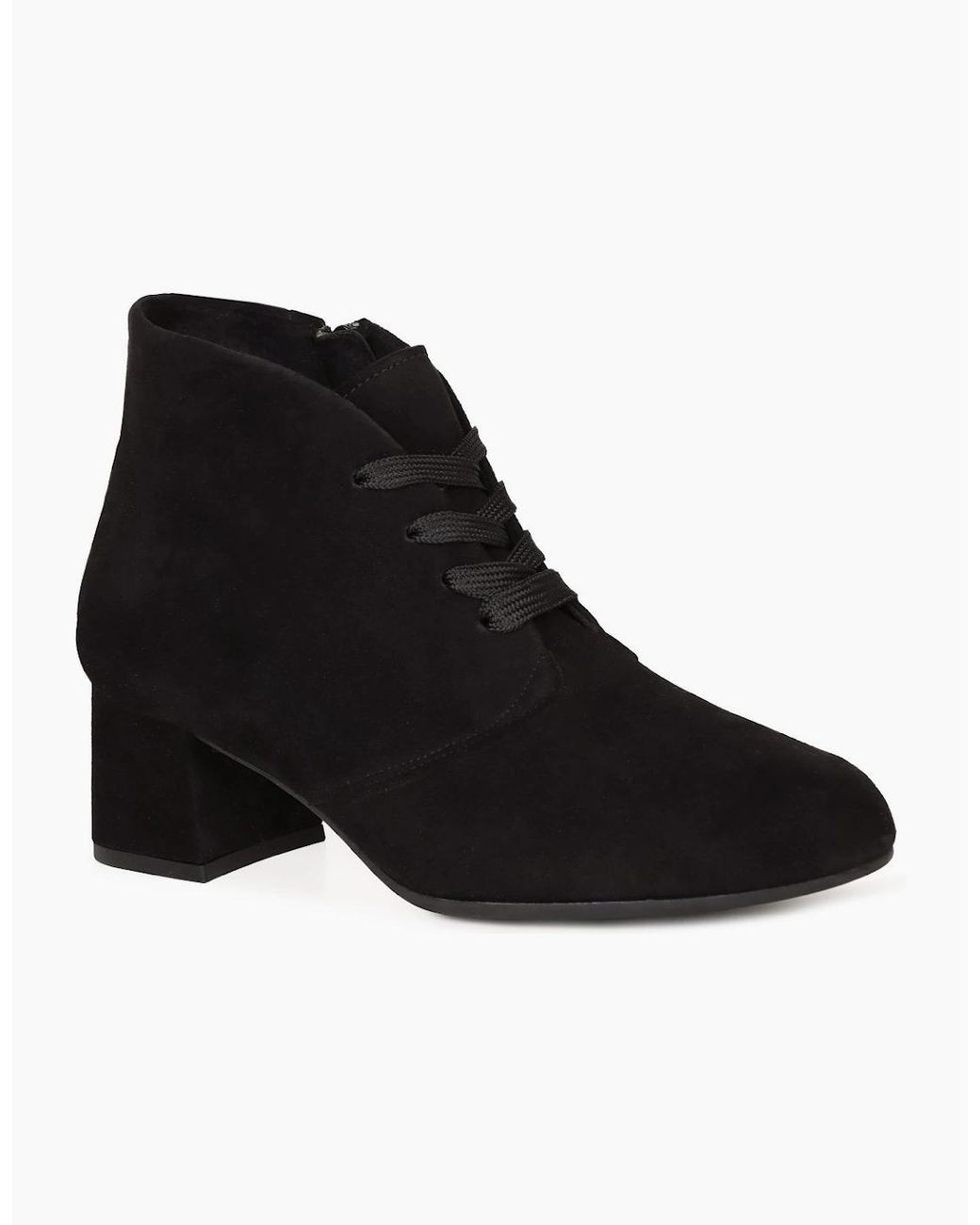 Gabor Black Tiff Ankle Boots