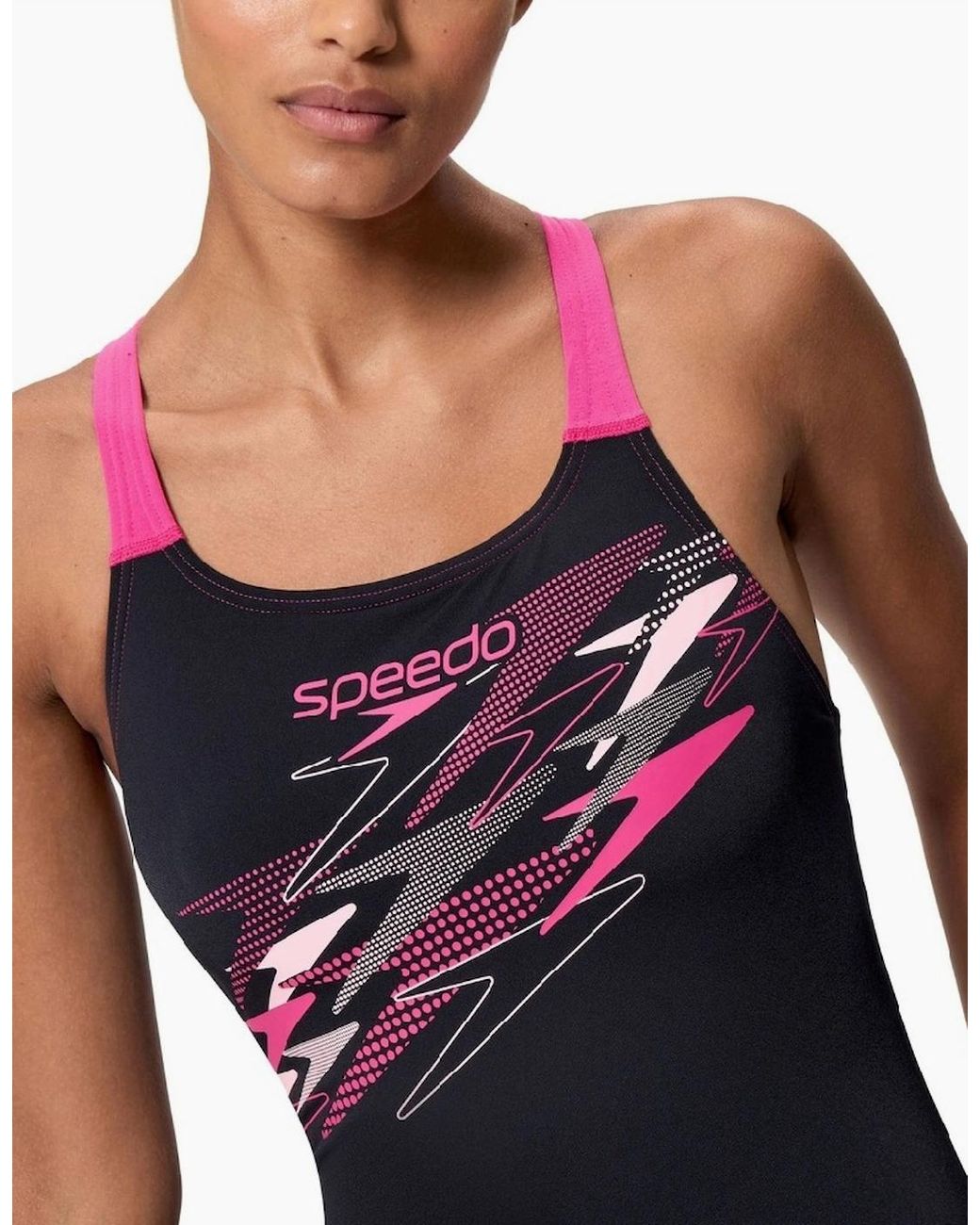 Speedo Blue Ladies Medley Logo One Piece Swimsuit
