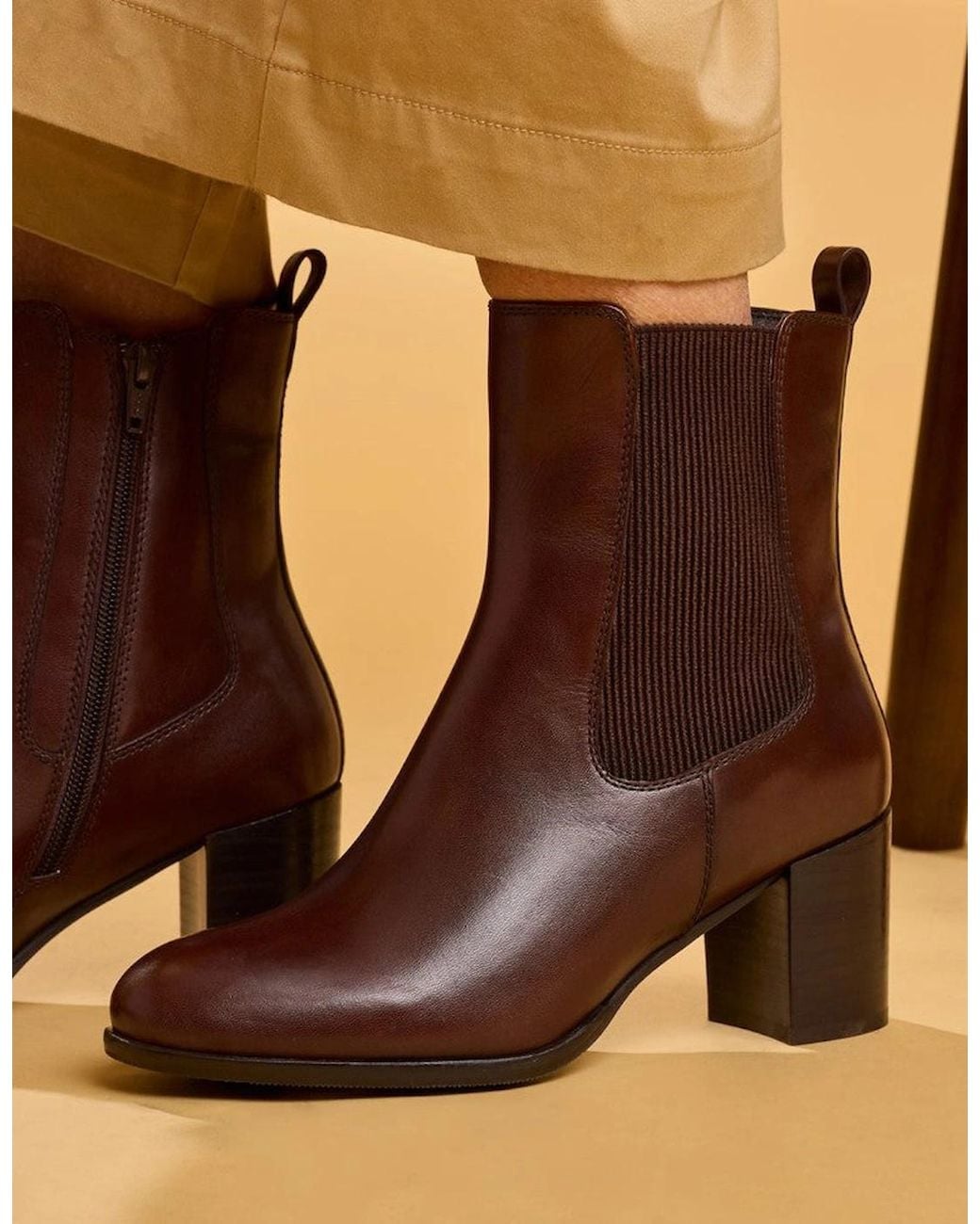 Hush Puppies Metallic Camellia Heeled Boot Ankle Boots