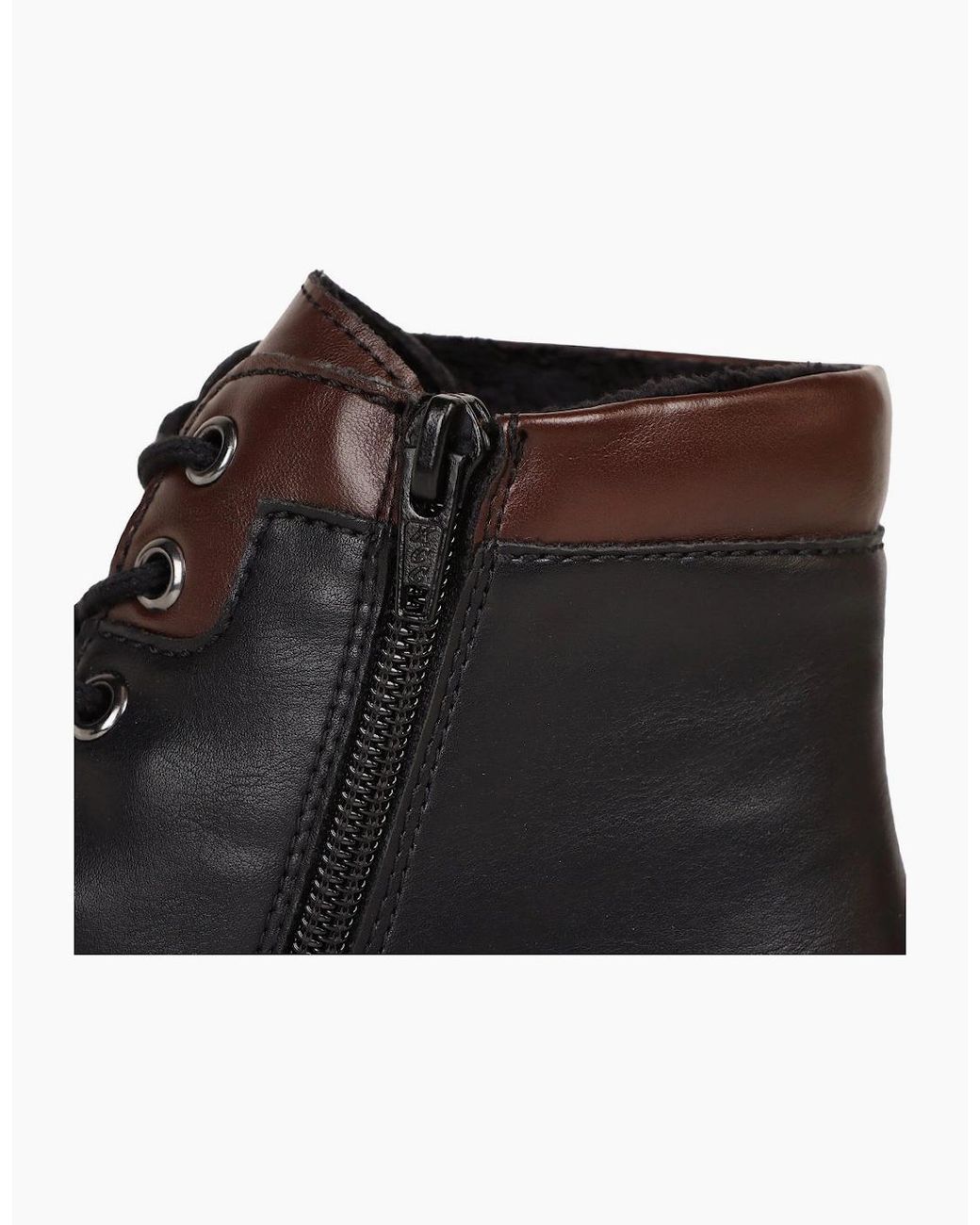 Rieker Black Thornton Ankle Boots