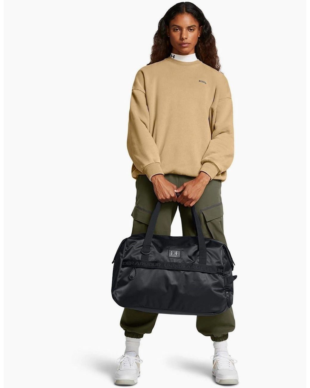 Under Armour Black Duffle Bag
