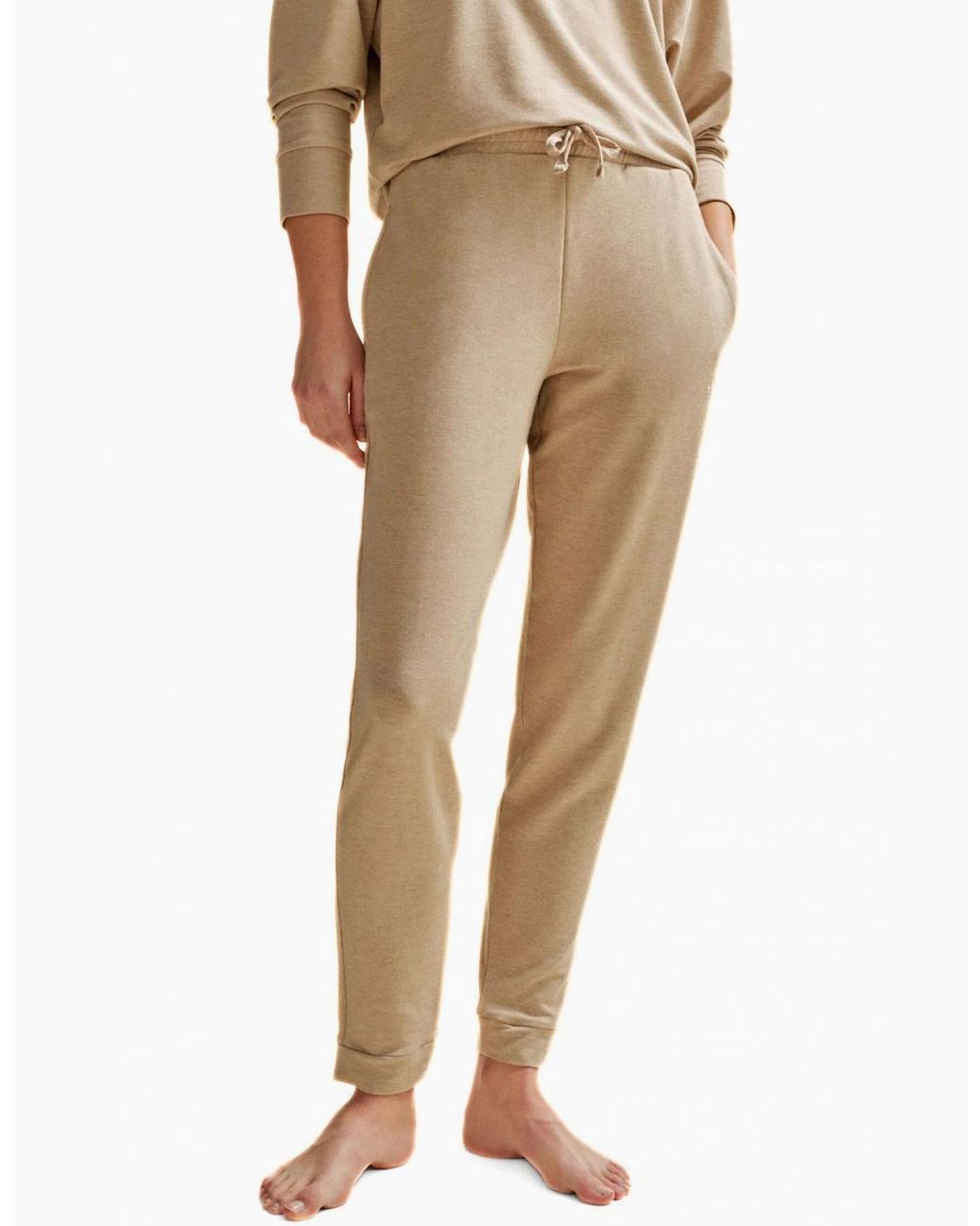 Boss Natural Luxe Modal Loungewear Jogging Bottoms, Medium