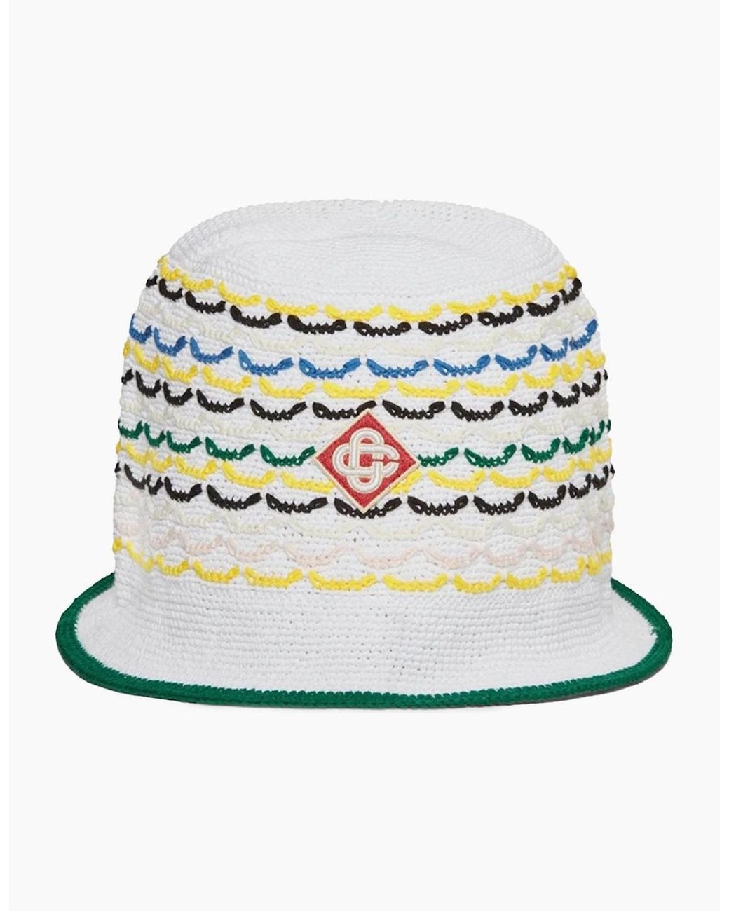 Casablanca Gray Woven Hat for men