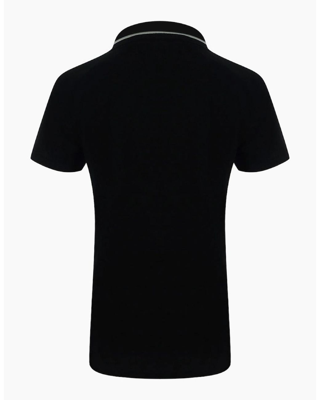 Love Moschino Black Signature Logo Polo Shirt