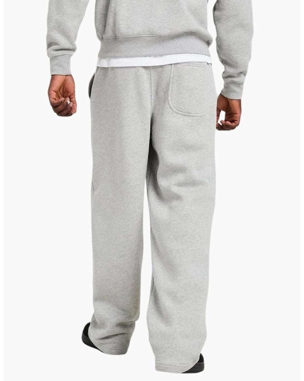 Nike Gray Street Fleece Track Pants for men