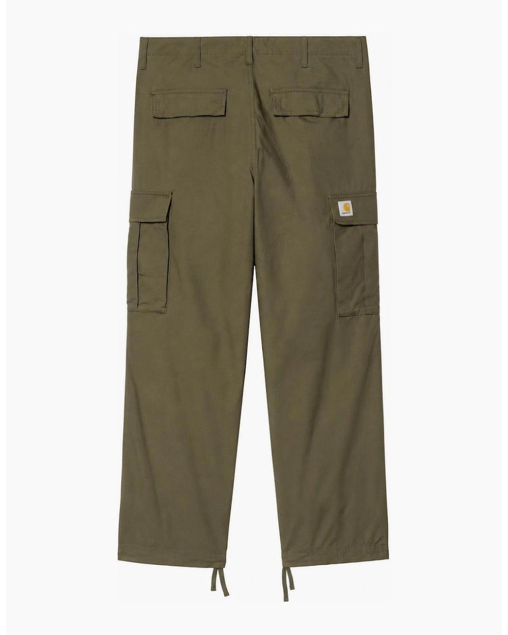 Carhartt Green Regular Cargo Pant Cypress Rinsed for men