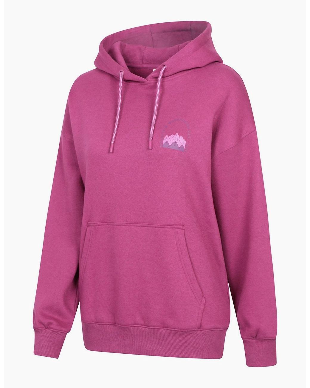 Mountain Warehouse Pink Ladies Mountain Scene Hoodie