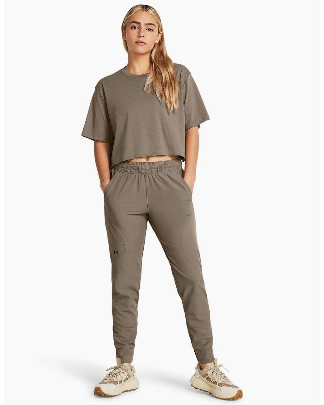 Under Armour Gray Unstoppable Solid Patterned Joggers