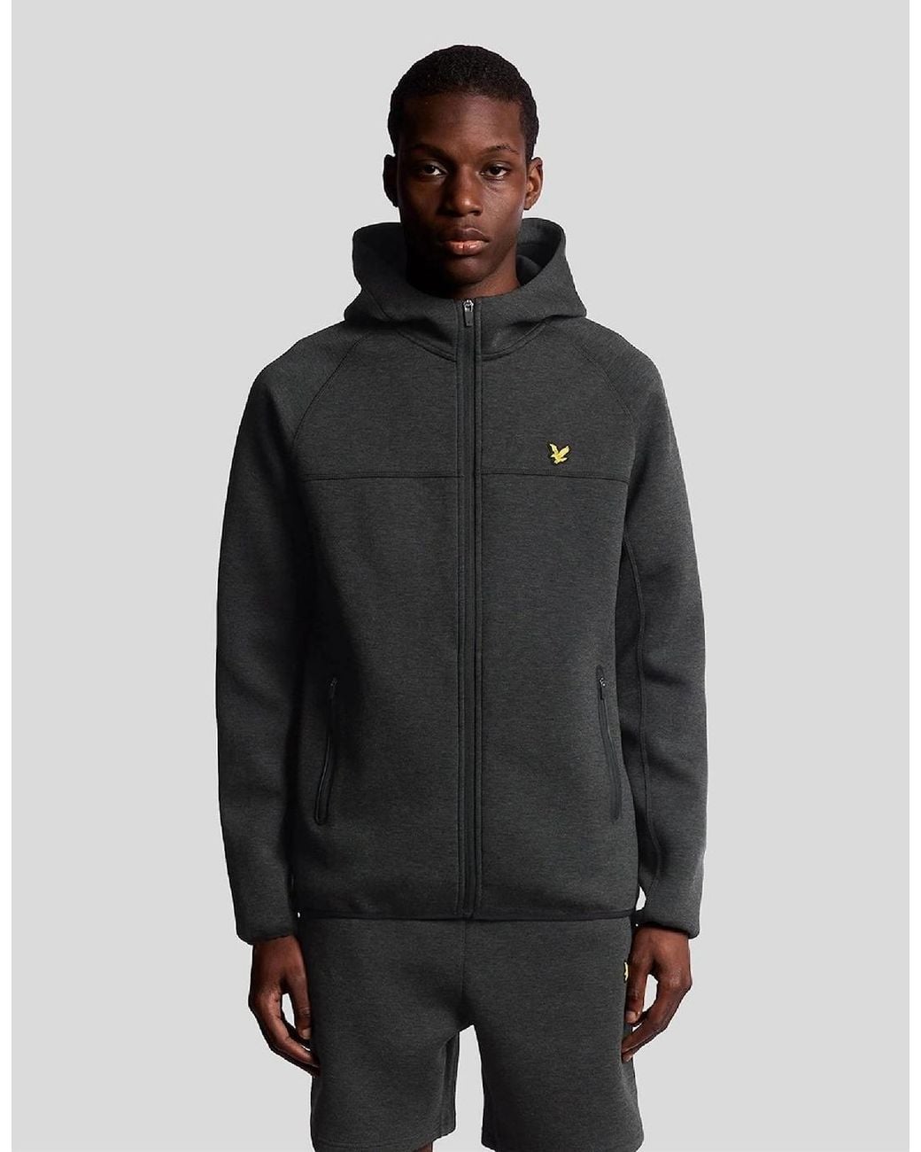 Lyle & Scott Black Track Top for men