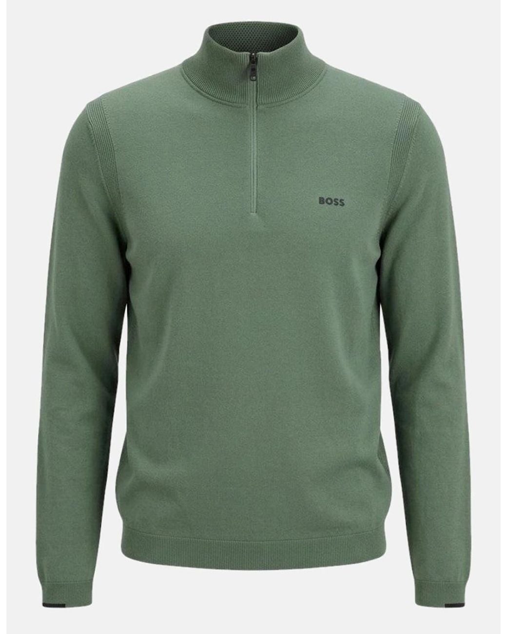 Boss Green Boss Ever-X Zip Neck Jumper