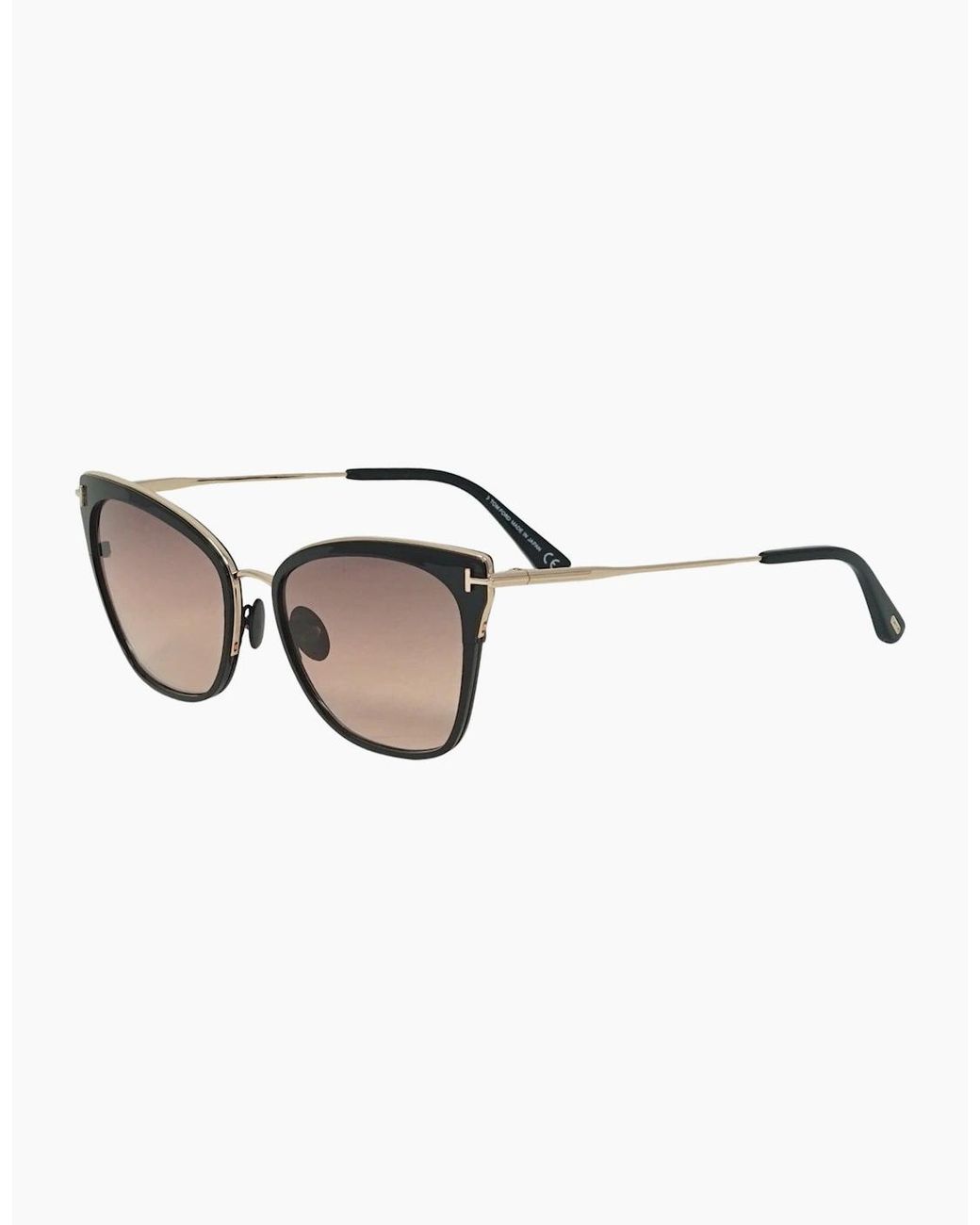 Tom Ford Brown Faryn Ft0843 01F Shiny Rose Sunglasses