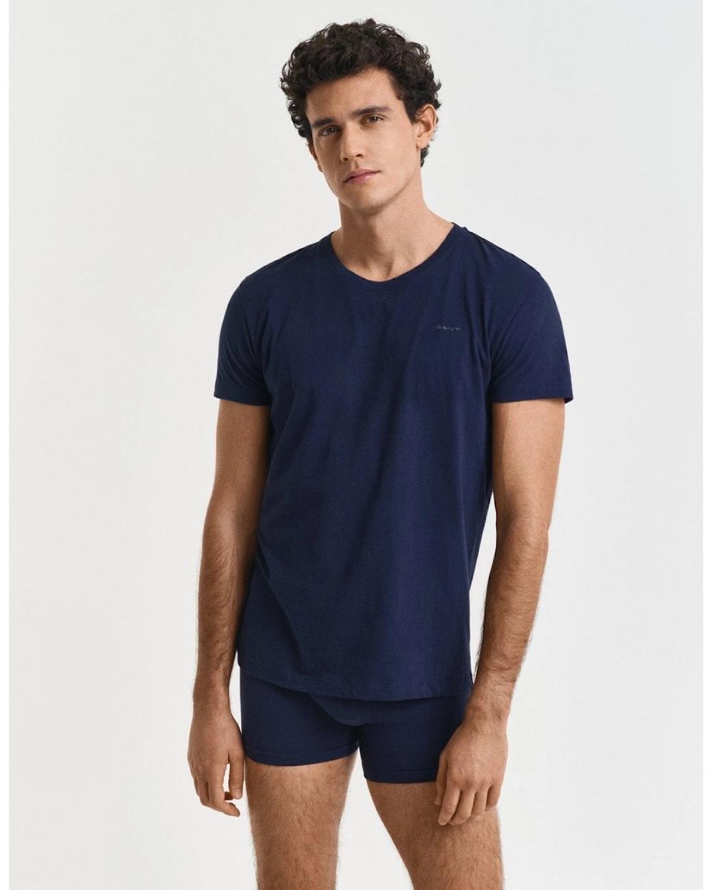 Gant Blue 2-Pack Crew Neck T-Shirts for men